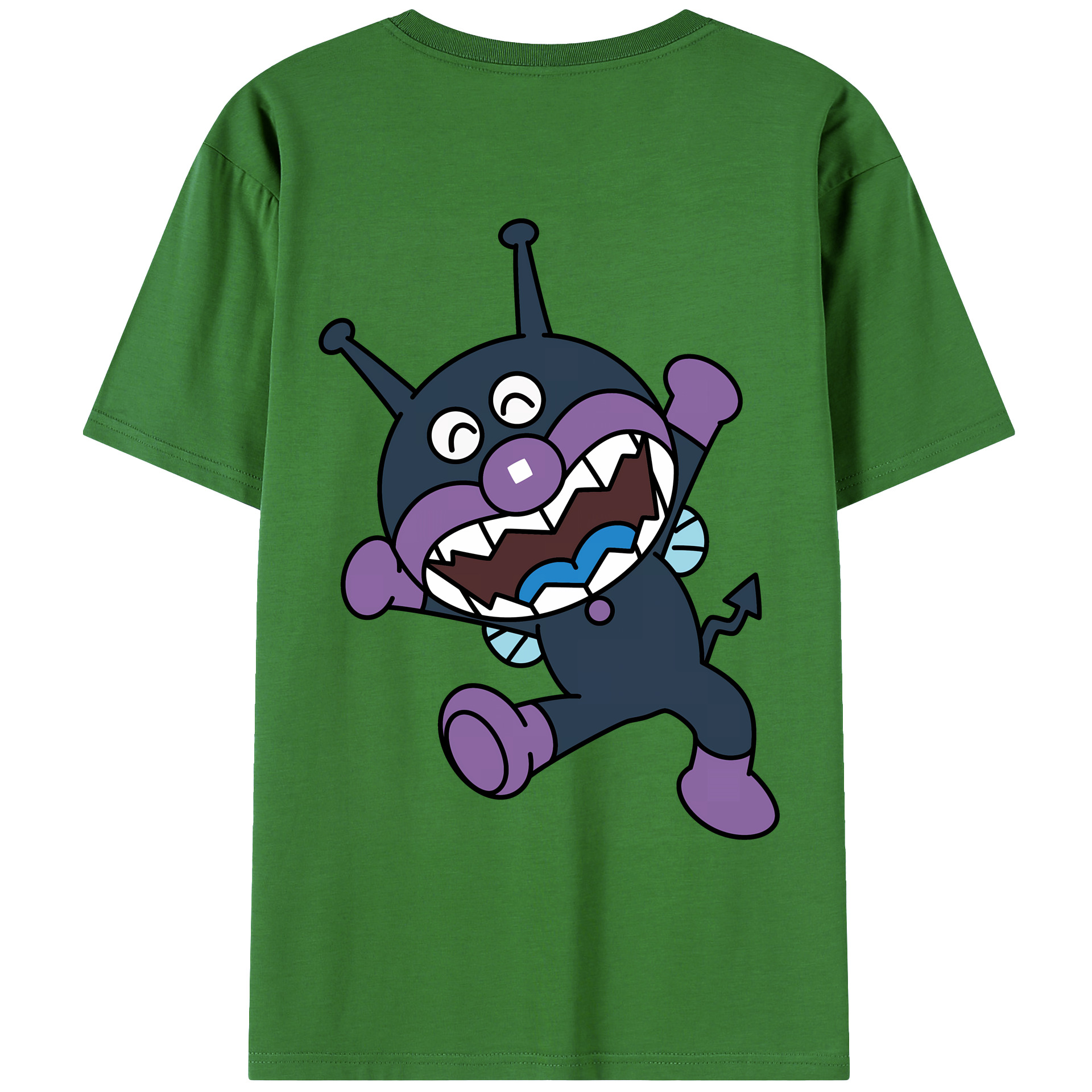 （画像用） アンパンマン Anpanman レディース半袖Tシャツ(バックプリント)